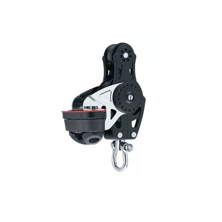 Harken 40mm Carbo Violinblock, 1-scheibig, mit Klemme und Wirbel